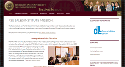 Desktop Screenshot of fsusalesinstitute.com