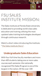 Mobile Screenshot of fsusalesinstitute.com